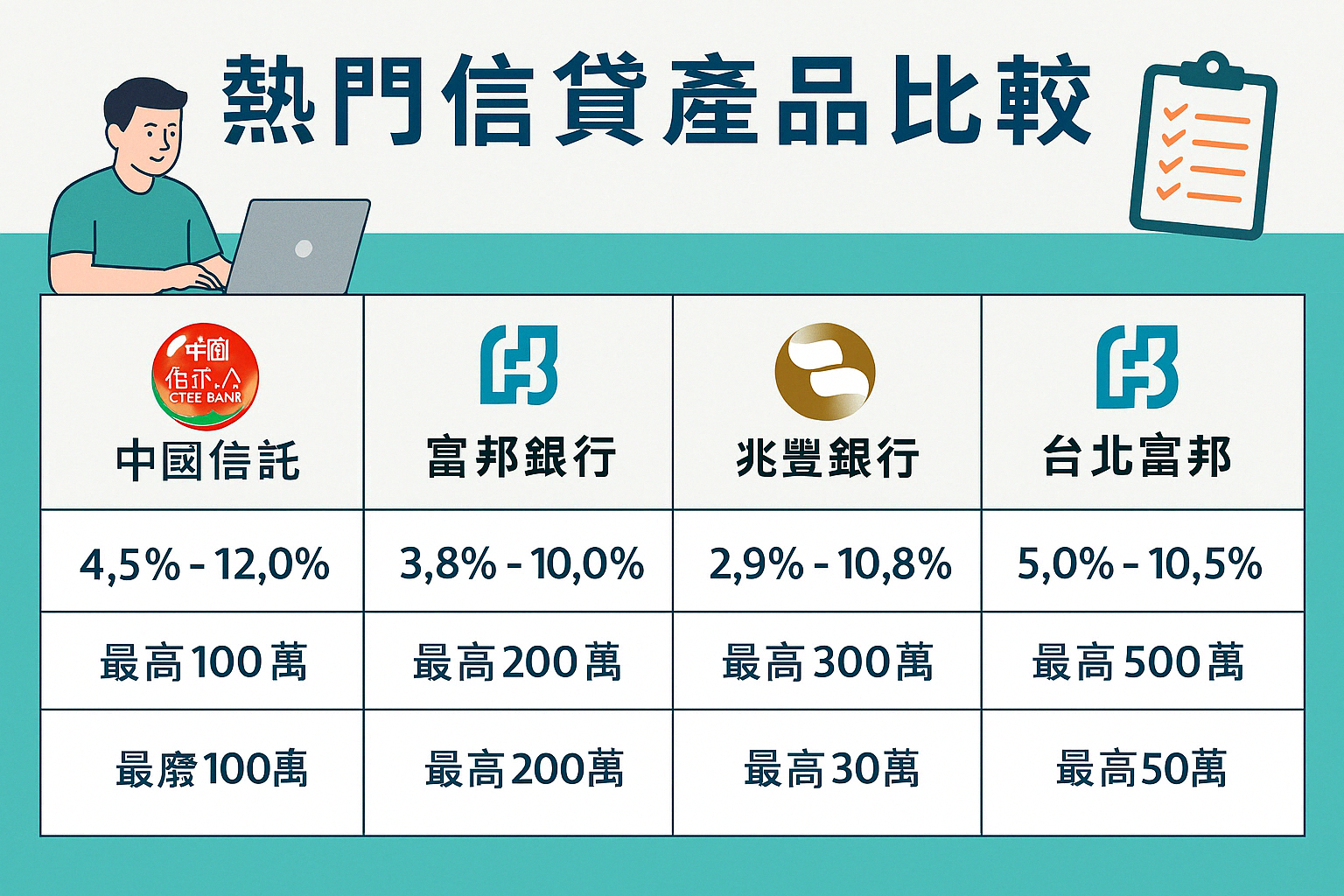 2025年信貸利率試算與申請流程攻略! - 瓴居房屋小助手
